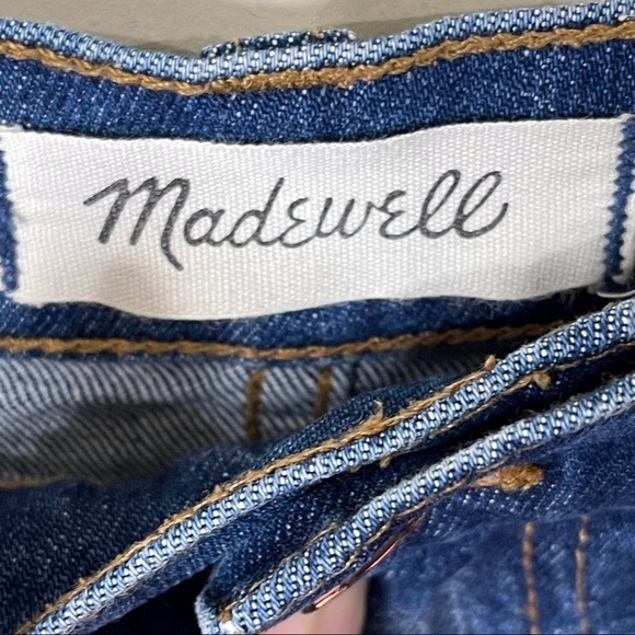 Madewell High-Rise Denim Shorts in Glenoaks Wash Cutoff Edition Size 25 - Picture 4 of 8